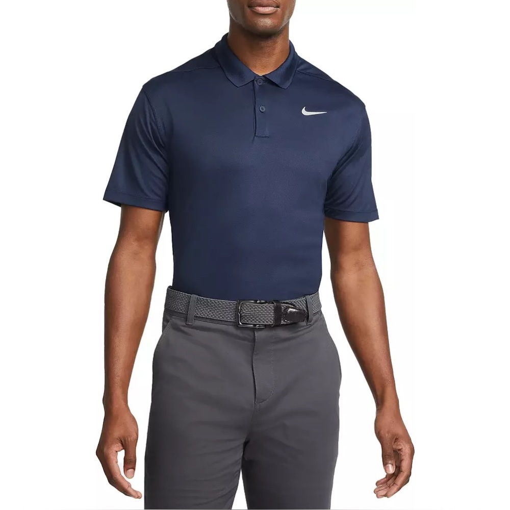 Nike Men's Dark Blue Polo Shirt
